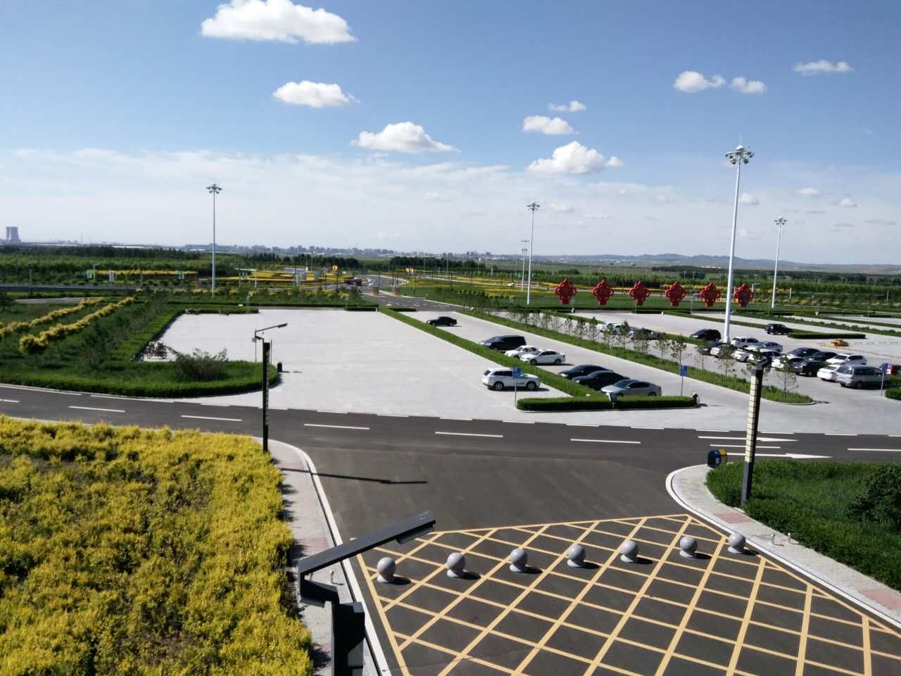 烏蘭察布機(jī)場硬化、綠化工程